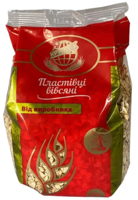 Пластівці вівсяні ТМ Крупосвіт, 0,5 кг